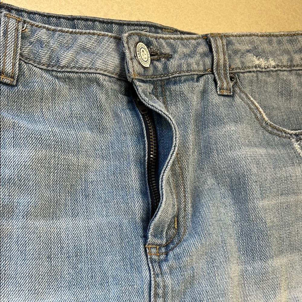 Denim Blue Women's Short Skirt - Picture 5 of 5
